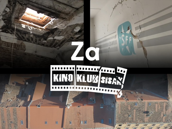Pomoć za Kino klub Sisak posle zemljotresa