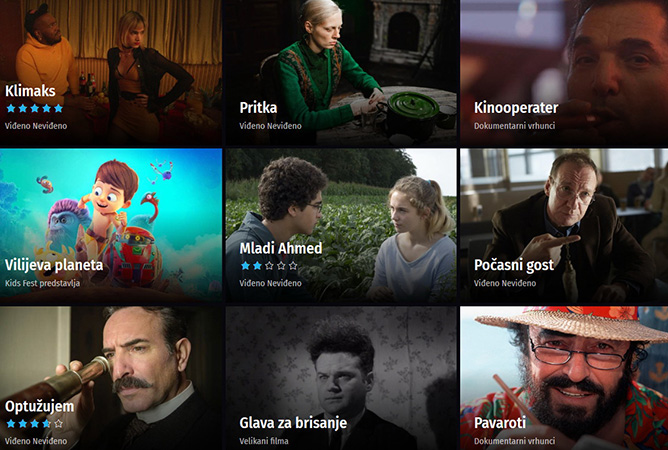 Hitovi Online filmskog festivala