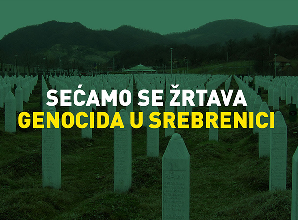 Sećanje na žrtve Srebrenice